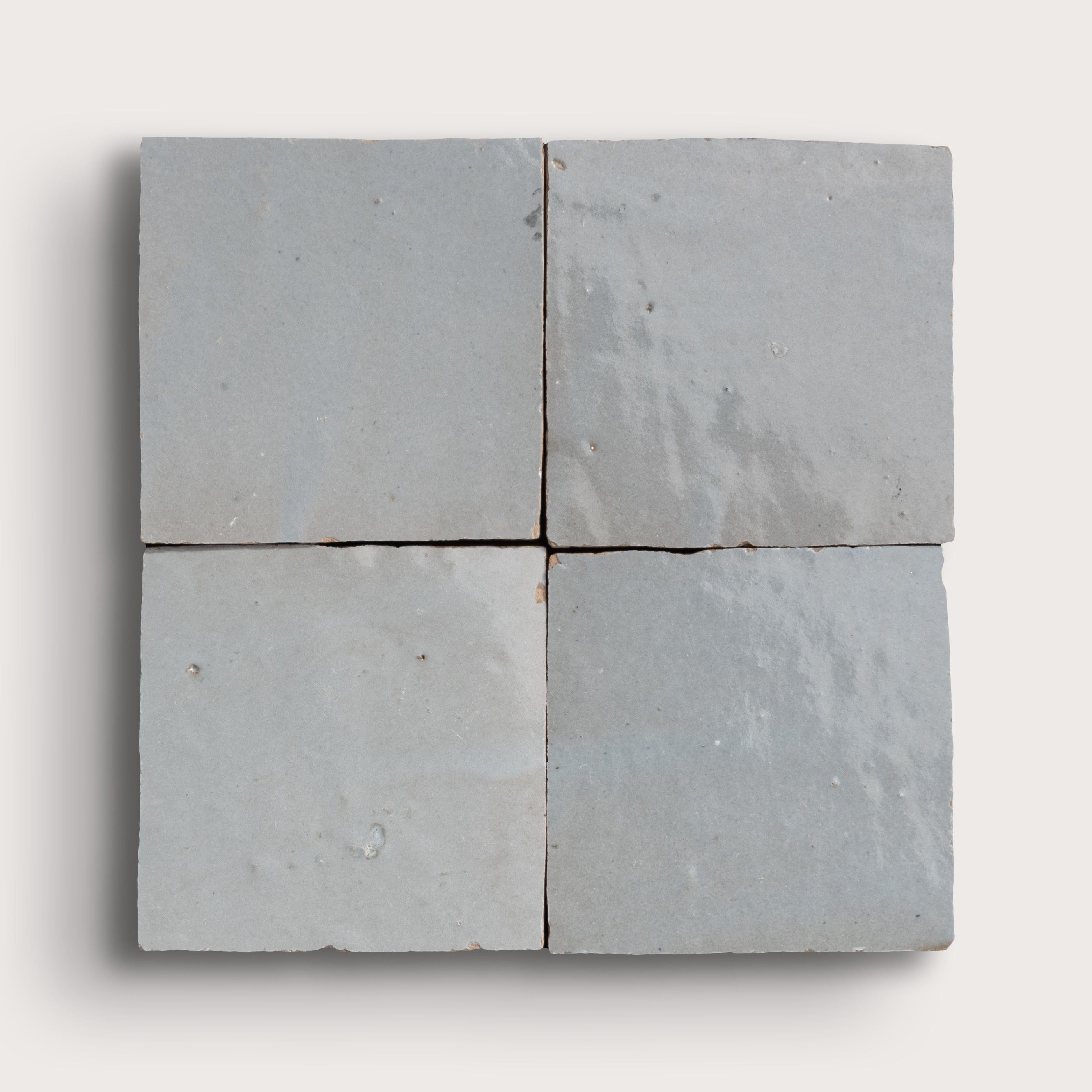 クレームルタン Pearl Blue 4x4 Zellige Tile | Riad Tile