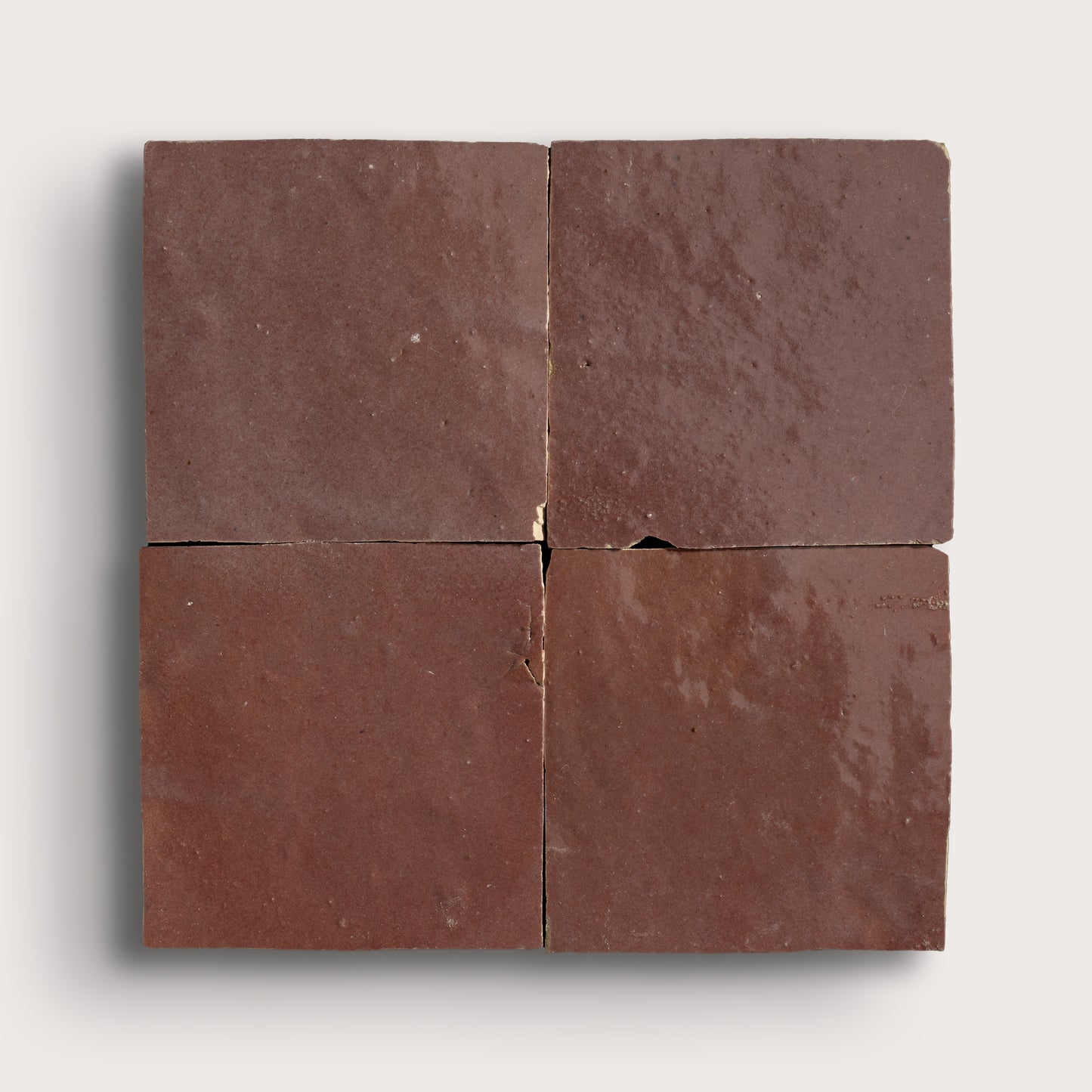 Rouge 4x4 Zellige Tile