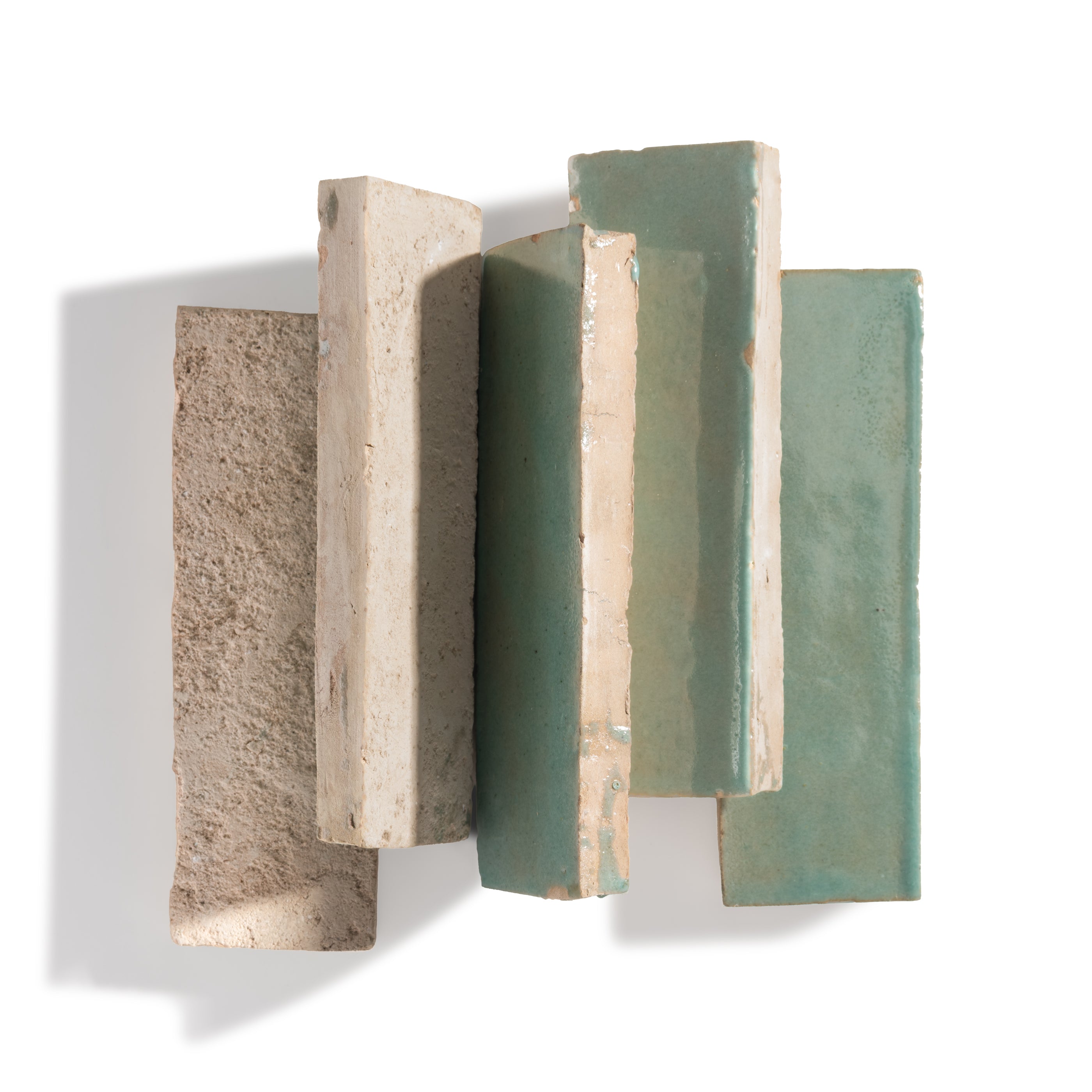 Sea Green 2x6 Thin Bejmat Zellige Tile – Riad Tile