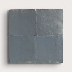 Sahara Mist Blue 4x4 Zellige Tile