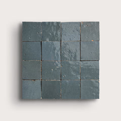 Steel Grey 2x2 Mosaic Zellige Tile
