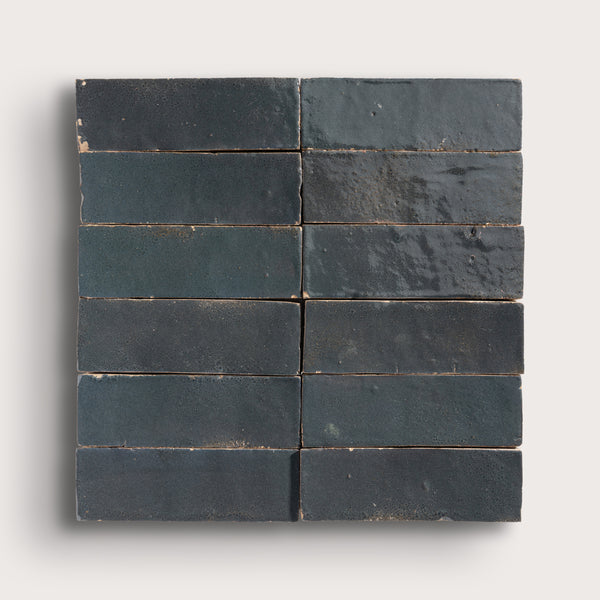 Steel Grey 2x6 Thin Bejmat Zellige Tile