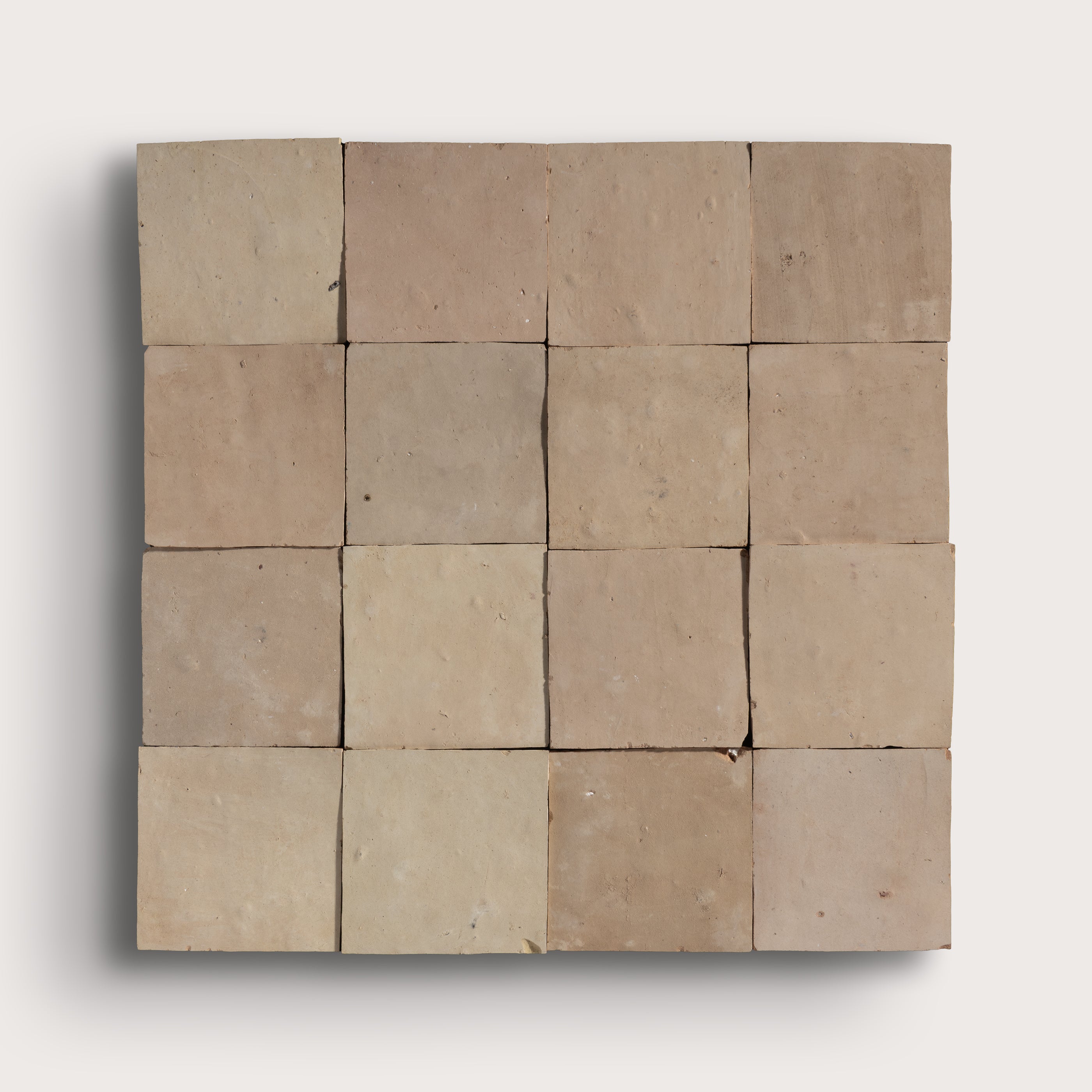 Ungrai Unglazed Natural Terracotta 4x4 Zellige Tile – Riad Tile