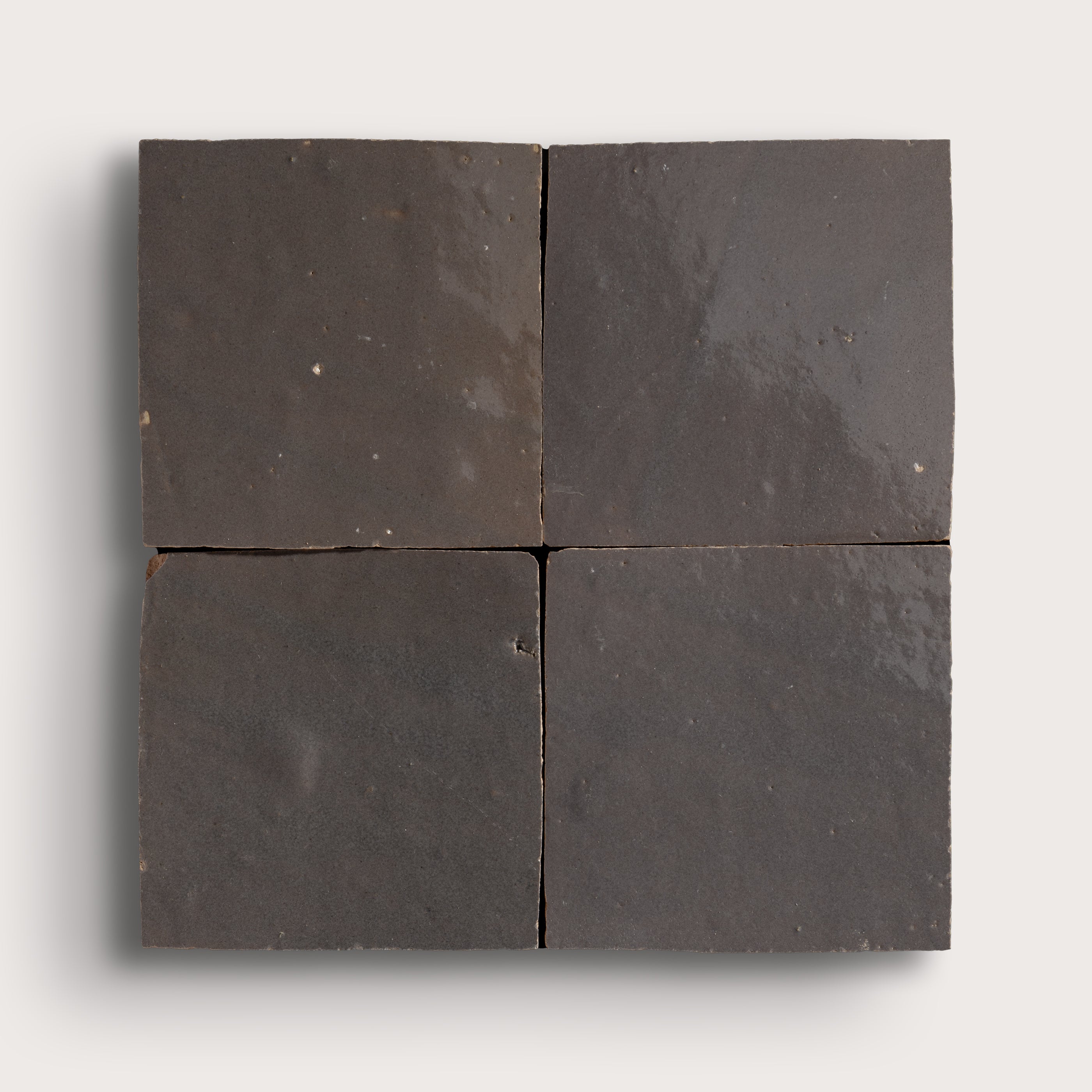 Warm Grey 4x4 Zellige Tile – Riad Tile