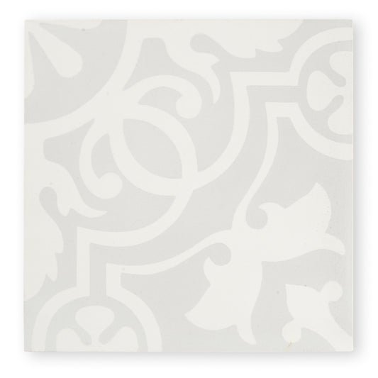 Sample: Charlotte Grey Cement Tile-Sample-Sample-Riad Tile