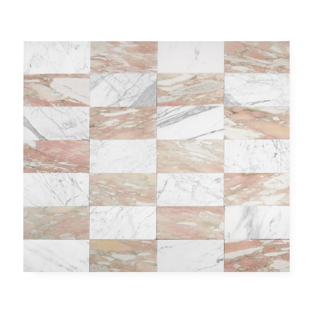Italian Statuary & Norwegian Rose 6x12 | Honed – Checkerboard Bundle-Main Inventory-All Products,Checkerboard-Riad Tile