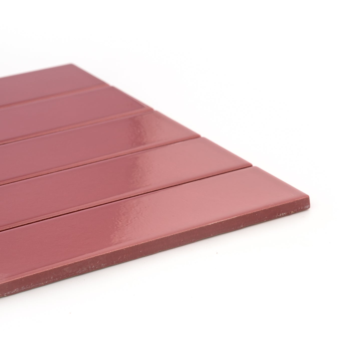 Raspberry Beret 2x8 Ceramic Tile | Glossy-Main Inventory-All Products,Solids,Under 10-Riad Tile