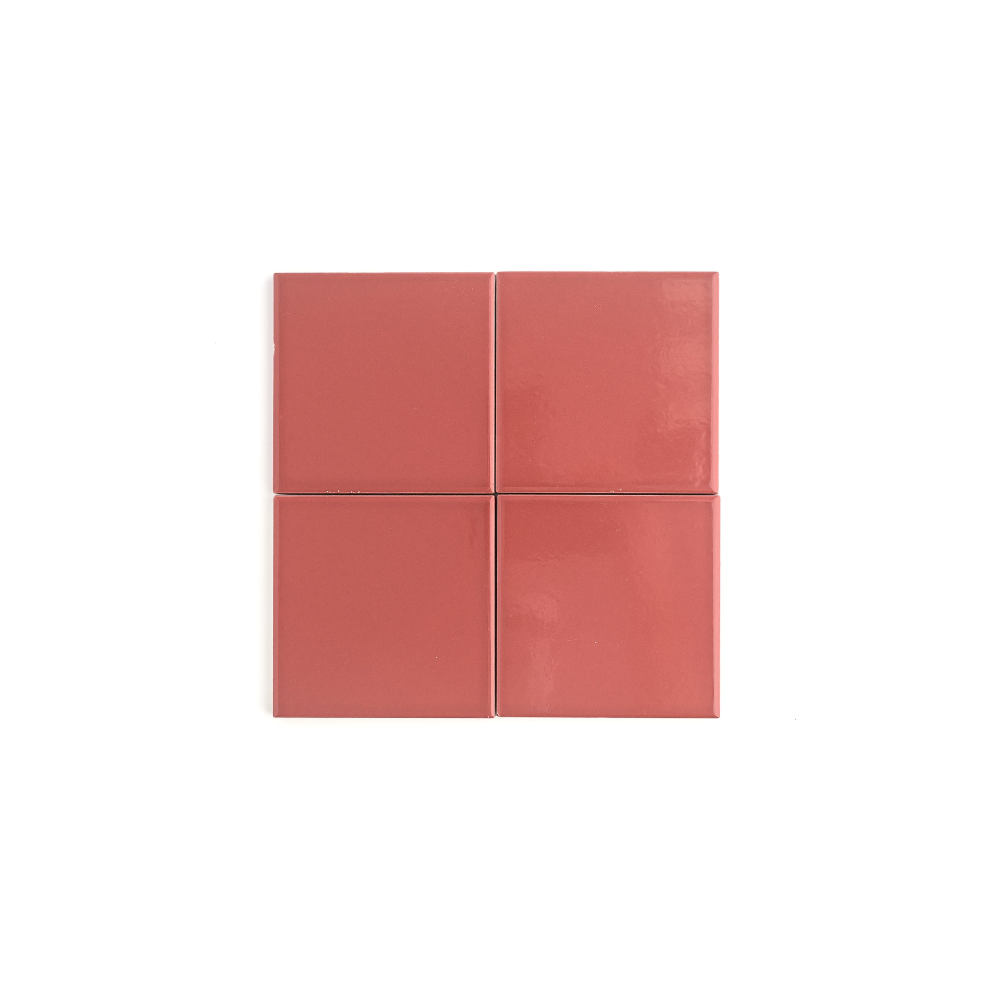 Raspberry Beret 4x4 Ceramic Tile | Glossy-Main Inventory-All Products,Solids,Under 10-Riad Tile