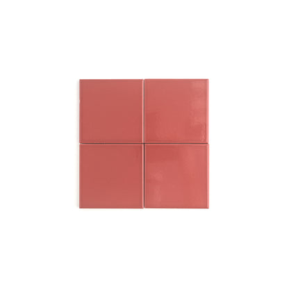 Raspberry Beret 4x4 Ceramic Tile | Glossy-Main Inventory-All Products,Solids,Under 10-Riad Tile