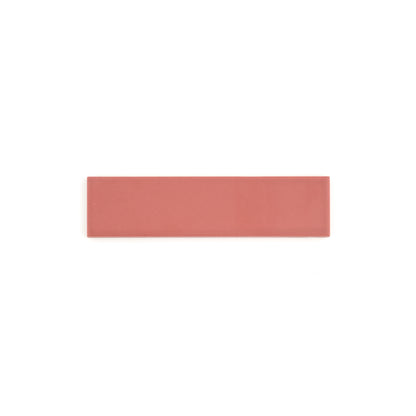 Sample: Raspberry Beret 2x8 Ceramic Tile | Matte (1 sample tile)-Sample-Sample-Riad Tile