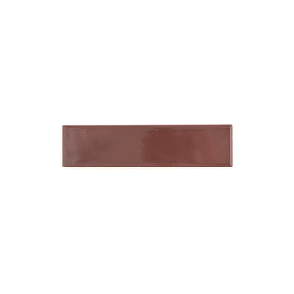 Sample: Red Red Wine 2x8 Ceramic Tile | Glossy (1 sample tile)-Sample-Sample-Riad Tile