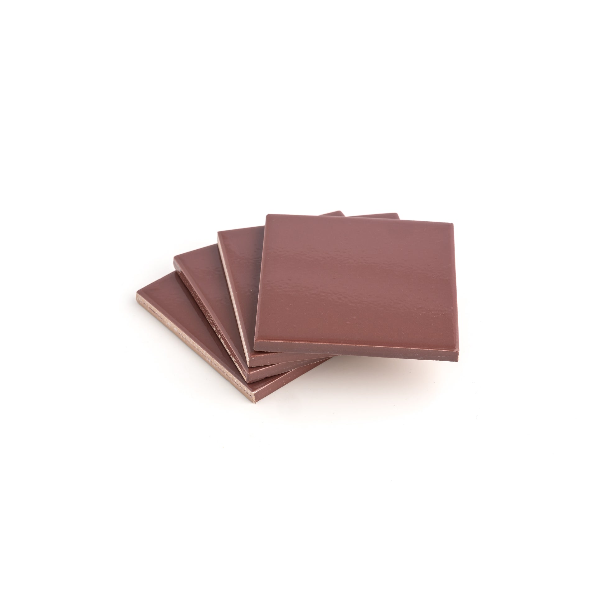 Red Red Wine 4x4 Ceramic Tile | Glossy-Main Inventory-All Products,Solids,Under 10-Riad Tile