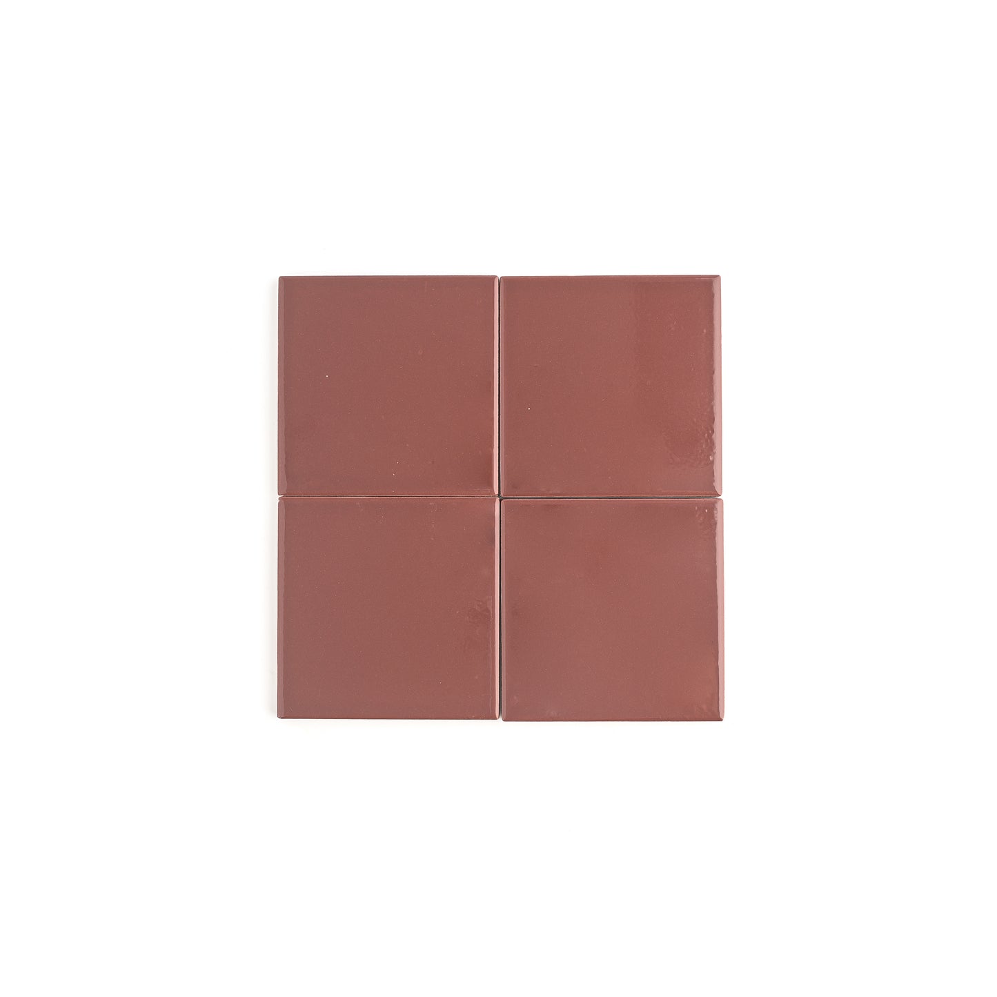Red Red Wine 4x4 Ceramic Tile | Glossy-Main Inventory-All Products,Solids,Under 10-Riad Tile