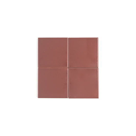 Red Red Wine 4x4 Ceramic Tile | Glossy-Main Inventory-All Products,Solids,Under 10-Riad Tile