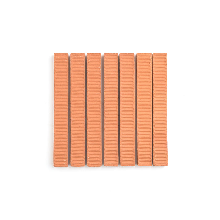 Red Terracotta Sticks Mosaic Tile 1x8-Main Inventory-All Products,New Arrivals,Solids,Terracotta-Riad Tile