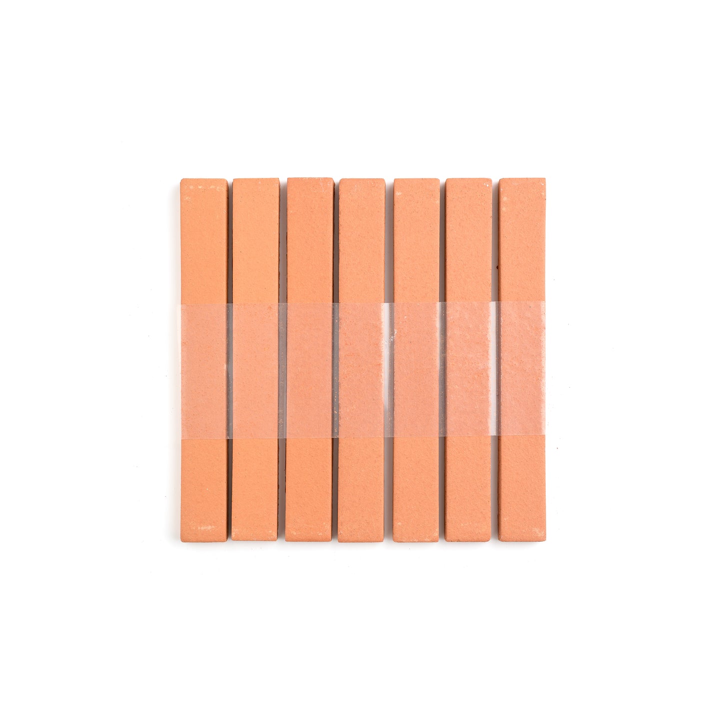 Sample: Red Terracotta Sticks Mosaic Tile-Sample-Sample-Riad Tile