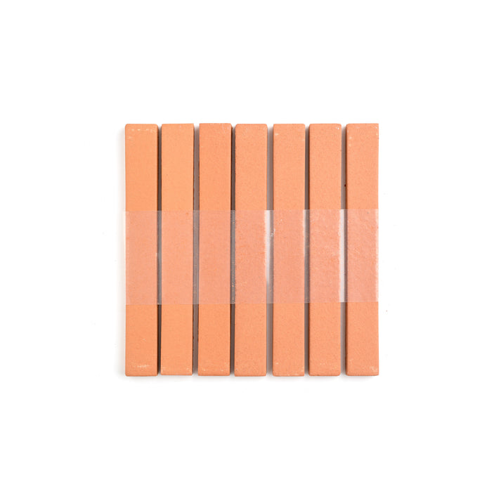 Sample: Red Terracotta Sticks Mosaic Tile-Sample-Sample-Riad Tile