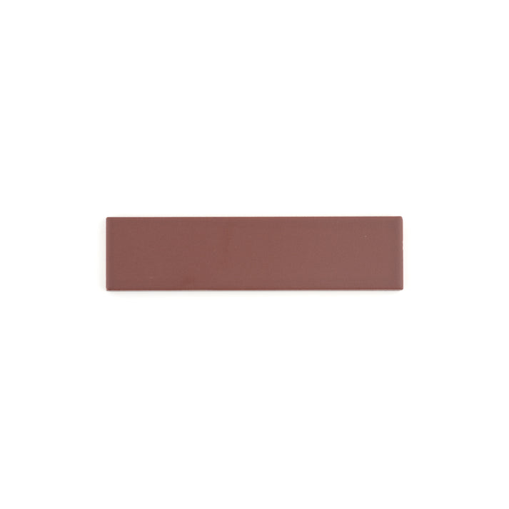 Sample: Red Red Wine 2x8 Ceramic Tile | Matte (1 sample tile)-Sample-Sample-Riad Tile
