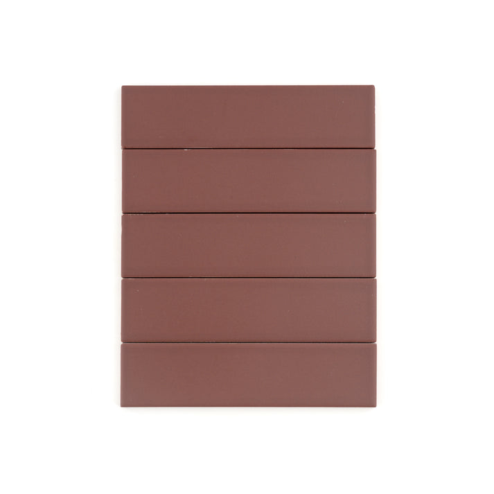 Red Red Wine 2x8 Ceramic Tile | Matte-Main Inventory-All Products,Solids,Under 10-Riad Tile