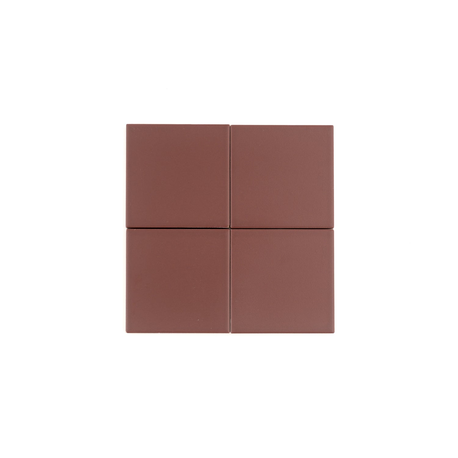 Red Red Wine 4x4 Ceramic Tile | Matte-Main Inventory-All Products,Solids,Under 10-Riad Tile