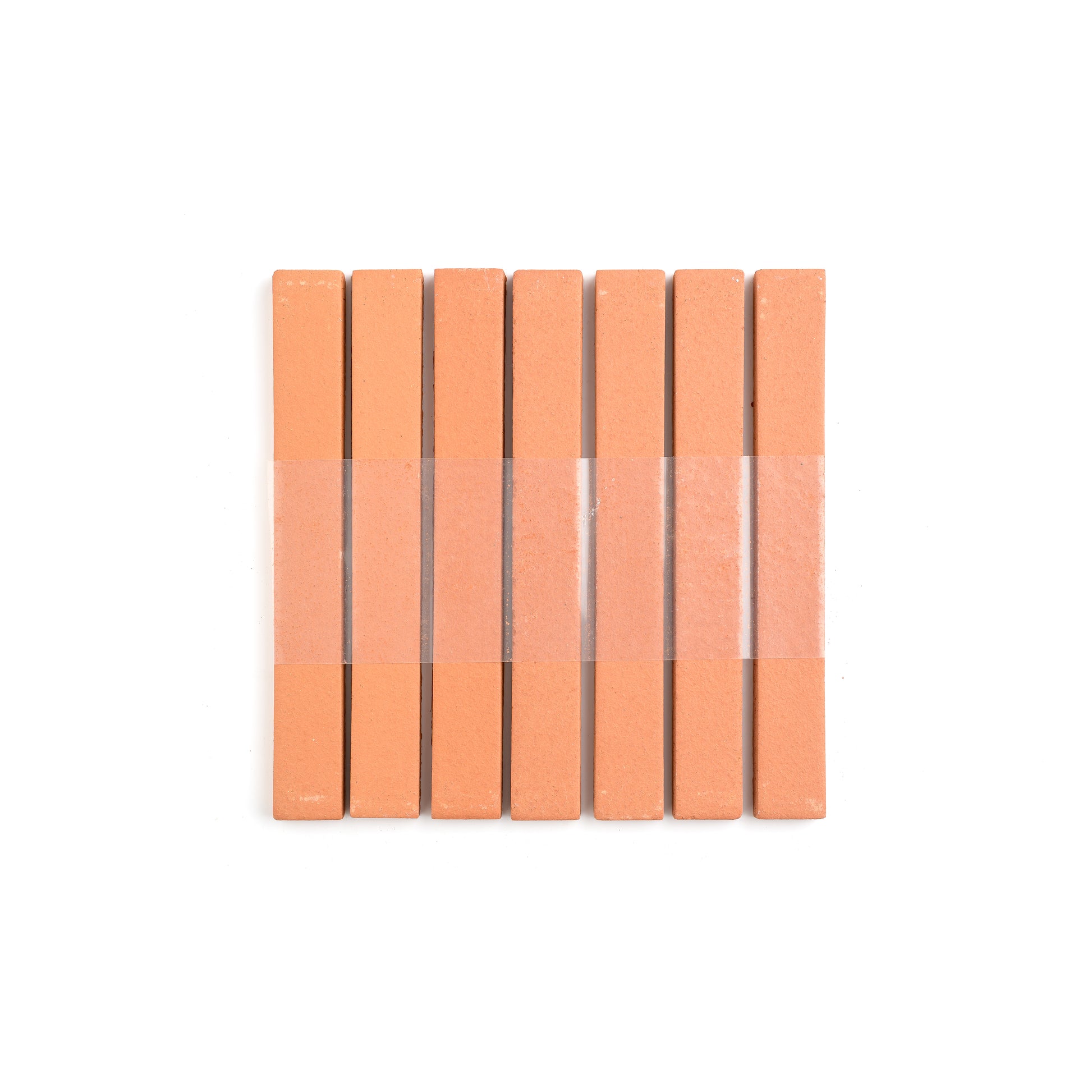 Sample: Red Terracotta Sticks Mosaic Tile-Sample-Sample-Riad Tile