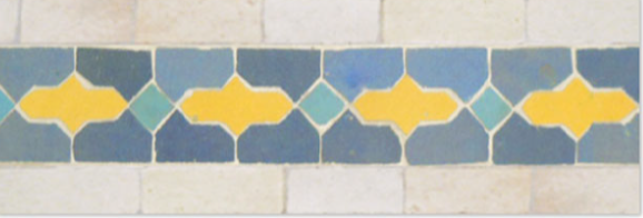 Custom Tile - Custom Zellige Mosaic Border