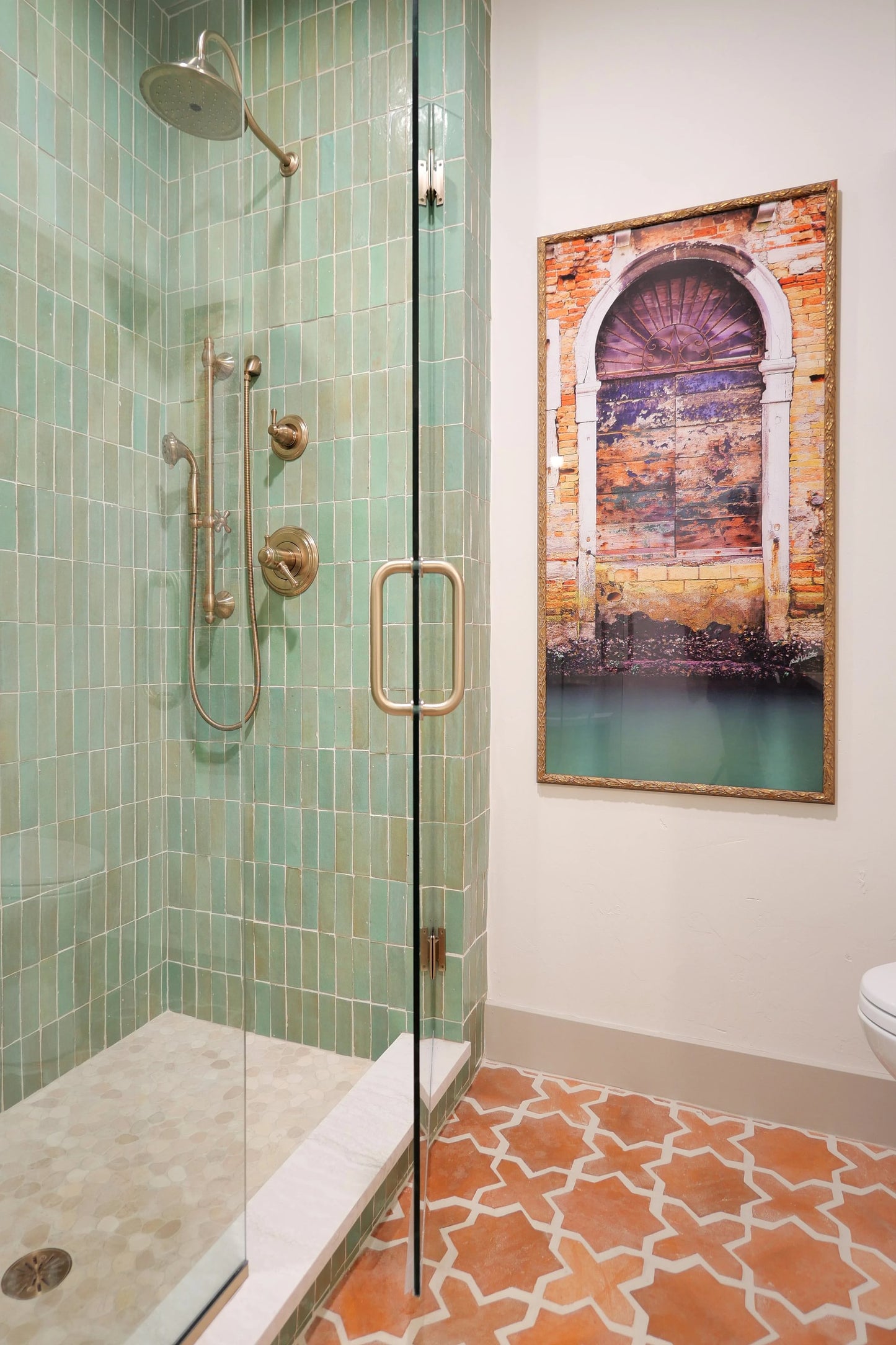 Sea Green 2x6 Thin Bejmat Zellige Tile-Main Inventory-All Products,Solids,Zellige Tile-Riad Tile