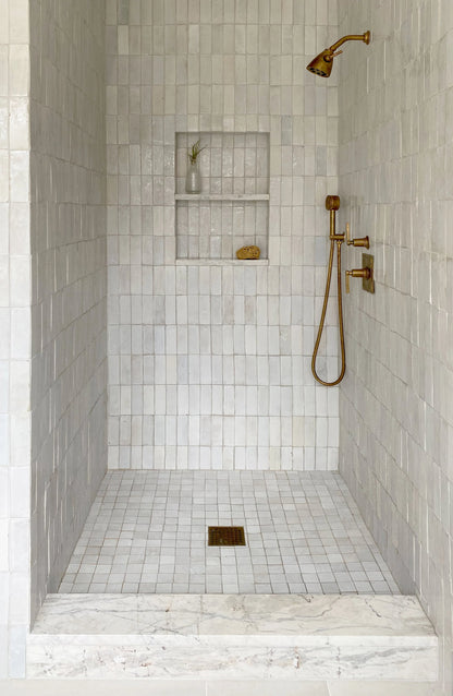 Snow White 2x6 Thin Bejmat Zellige Tile-Main Inventory-All Products,Solids,Zellige Tile-Riad Tile