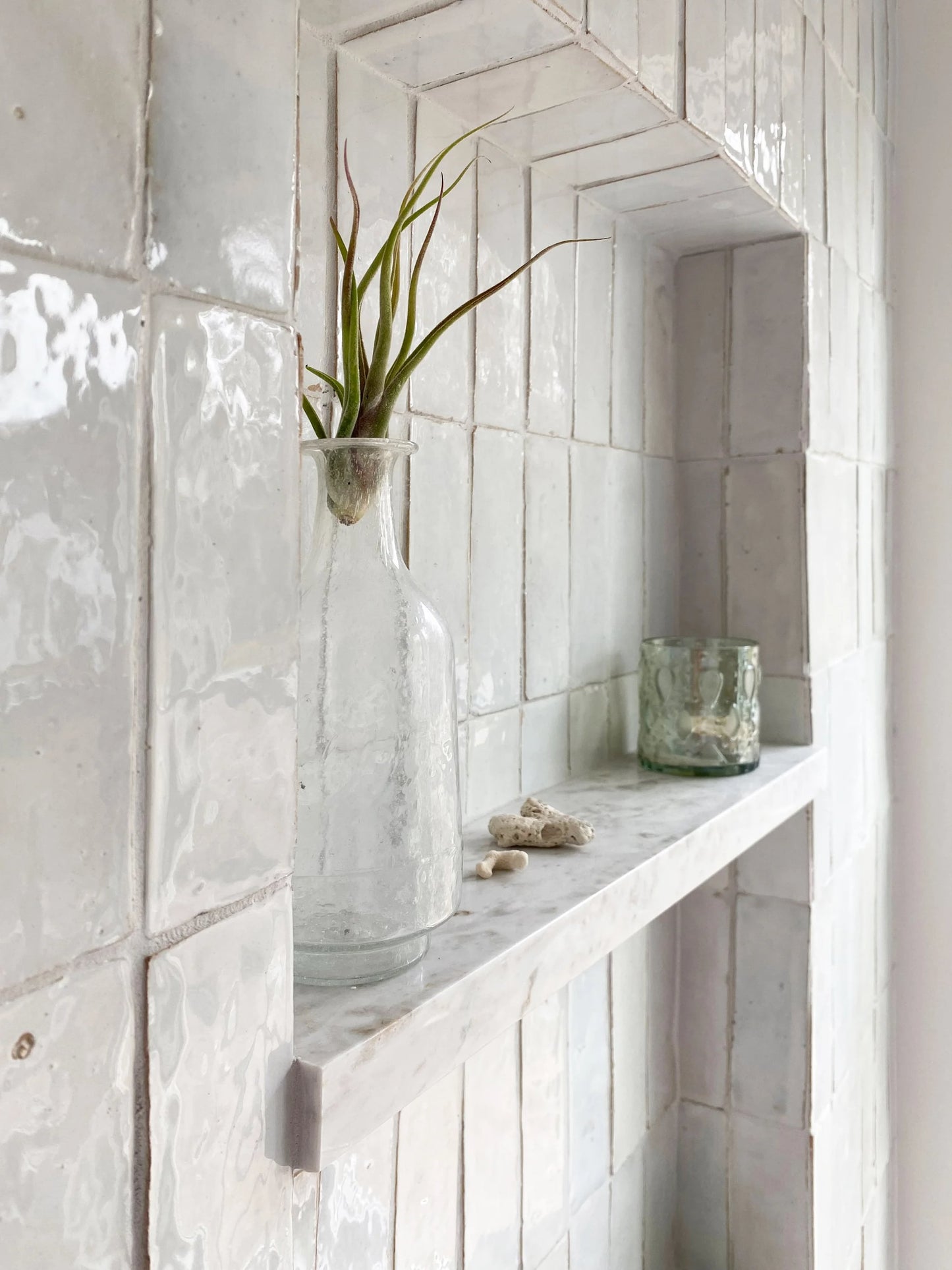 Snow White 2x6 Thin Bejmat Zellige Tile-Main Inventory-All Products,Solids,Zellige Tile-Riad Tile