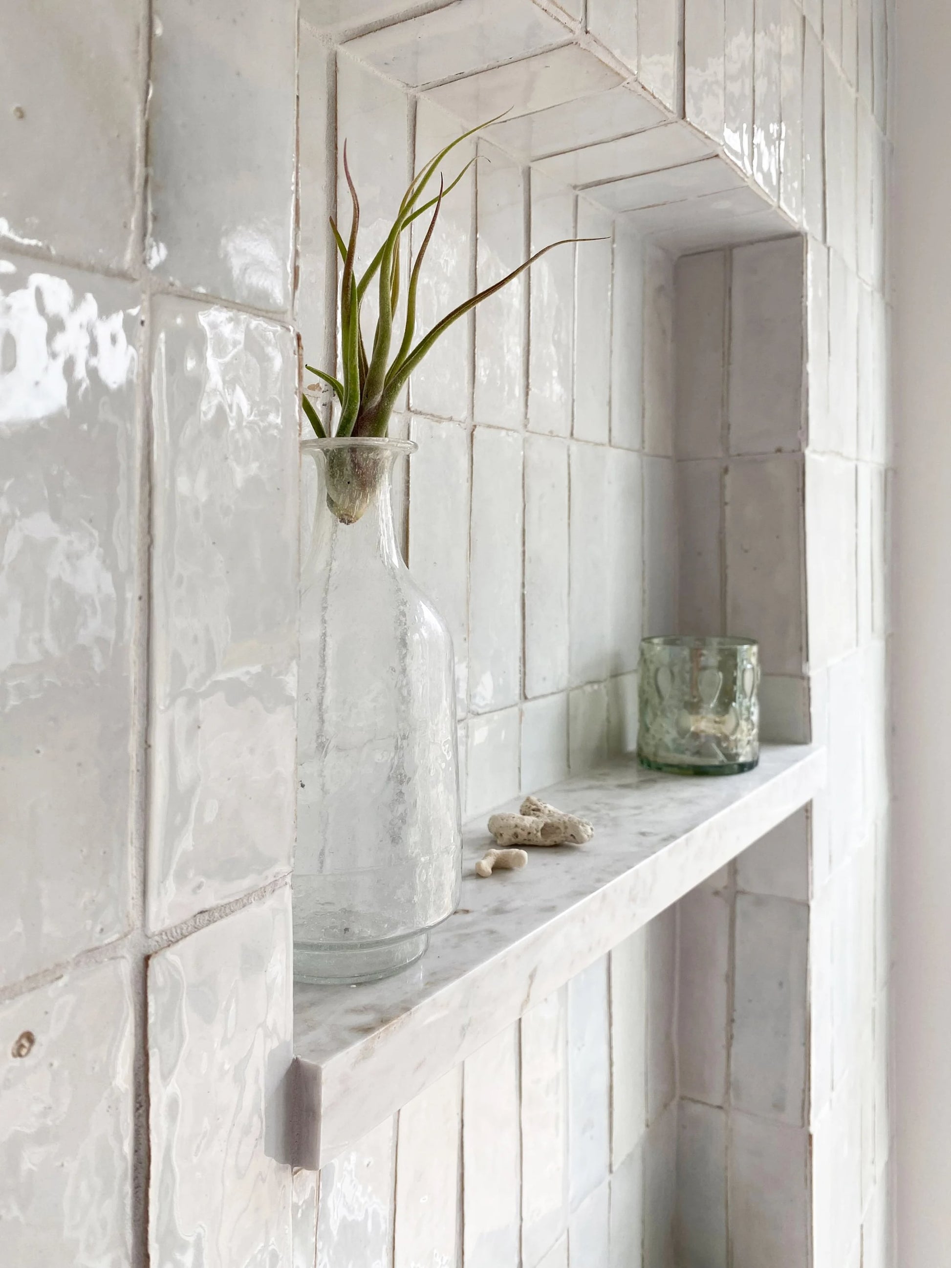 Snow White 2x6 Thin Bejmat Zellige Tile-Main Inventory-All Products,Solids,Zellige Tile-Riad Tile