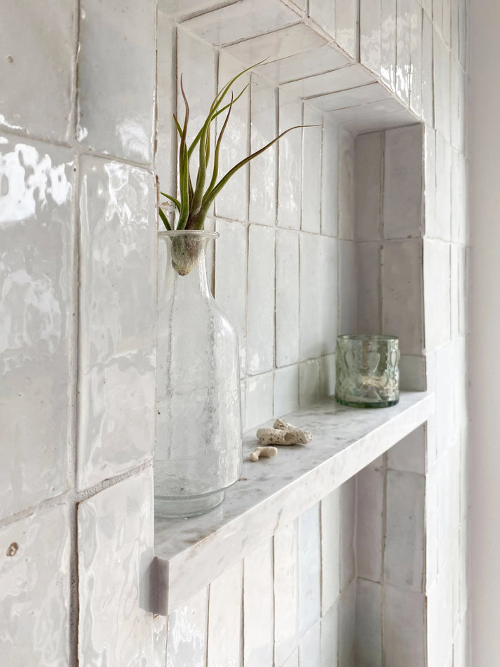 Snow White 2x6 Thin Bejmat Zellige Tile-Main Inventory-All Products,Solids,Zellige Tile-Riad Tile