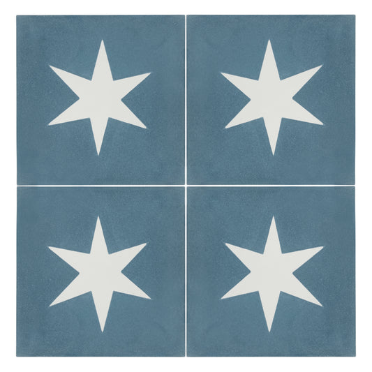 Superstar Blue Cement Tile-Main Inventory-All Products,Patterns,Under 10-Riad Tile