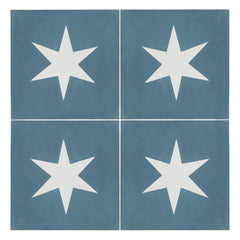 Superstar Blue Cement Tile
