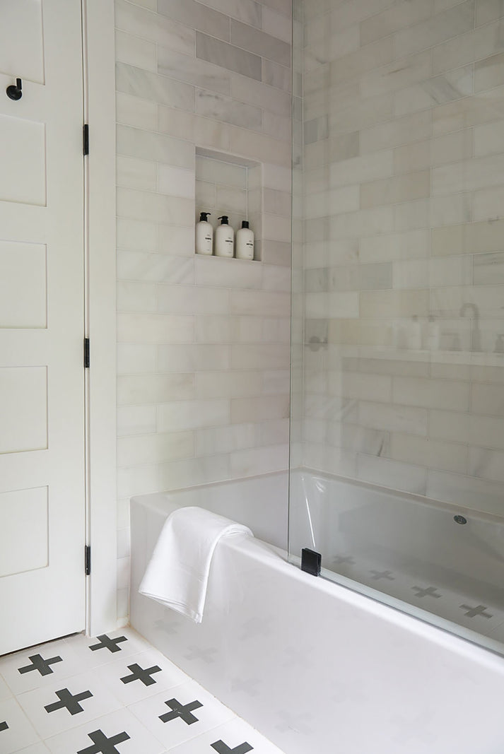 Swiss Cross Black & White Ceramic Tile-Main Inventory-All Products,Patterns,Under 10-Riad Tile