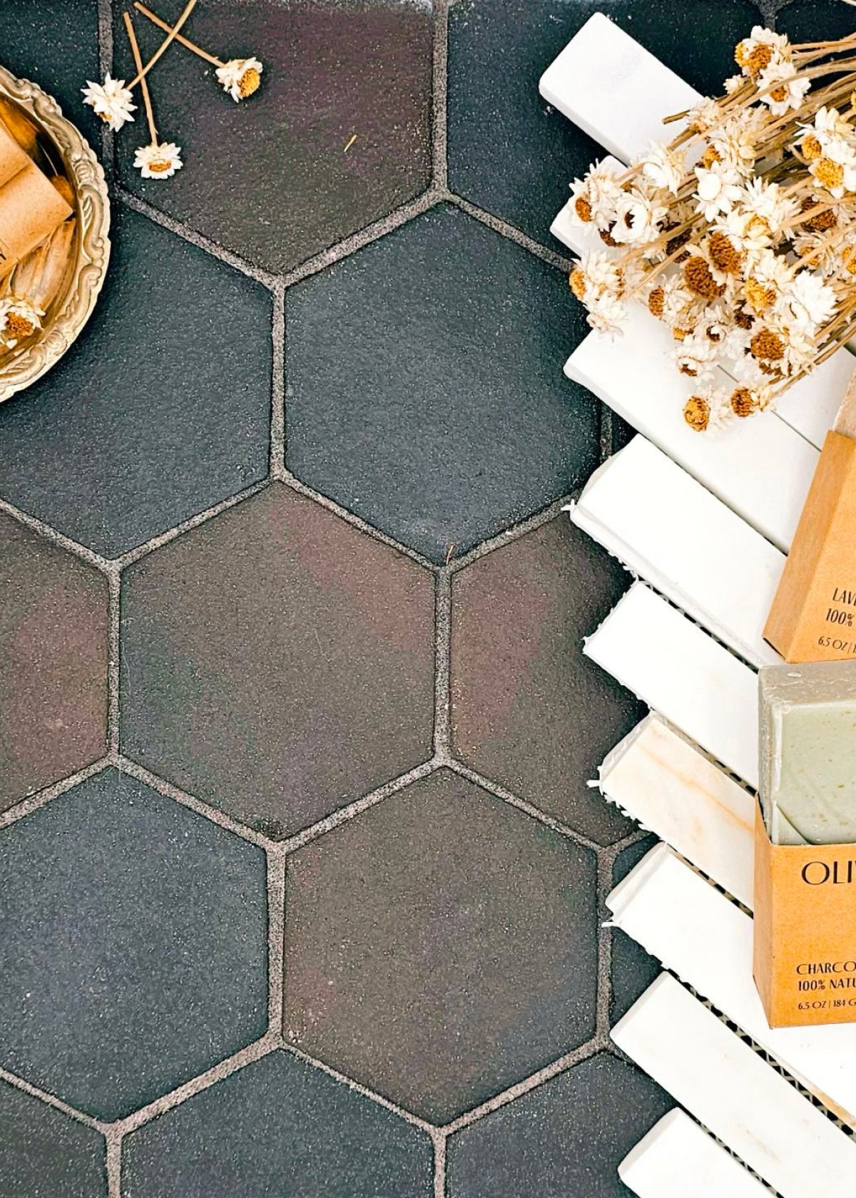 multicolor terracotta on floor