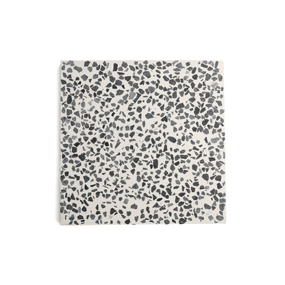 Black & White 12x12 Terrazzo Tile-Main Inventory-All Products,Terrazzo-Riad Tile