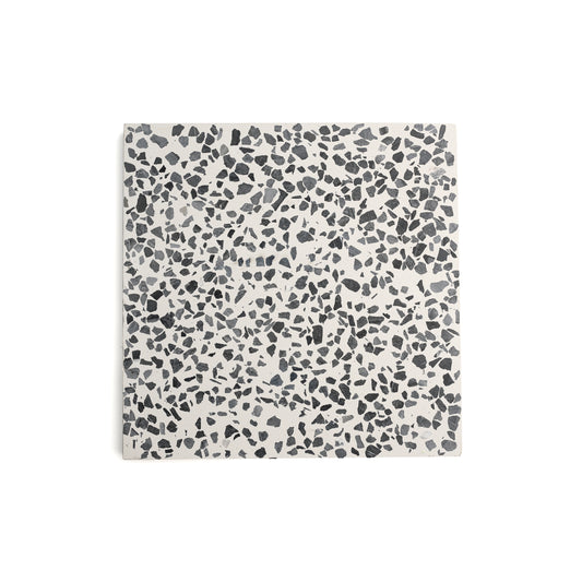 Black & White 12x12 Terrazzo Tile-Main Inventory-All Products,Terrazzo-Riad Tile