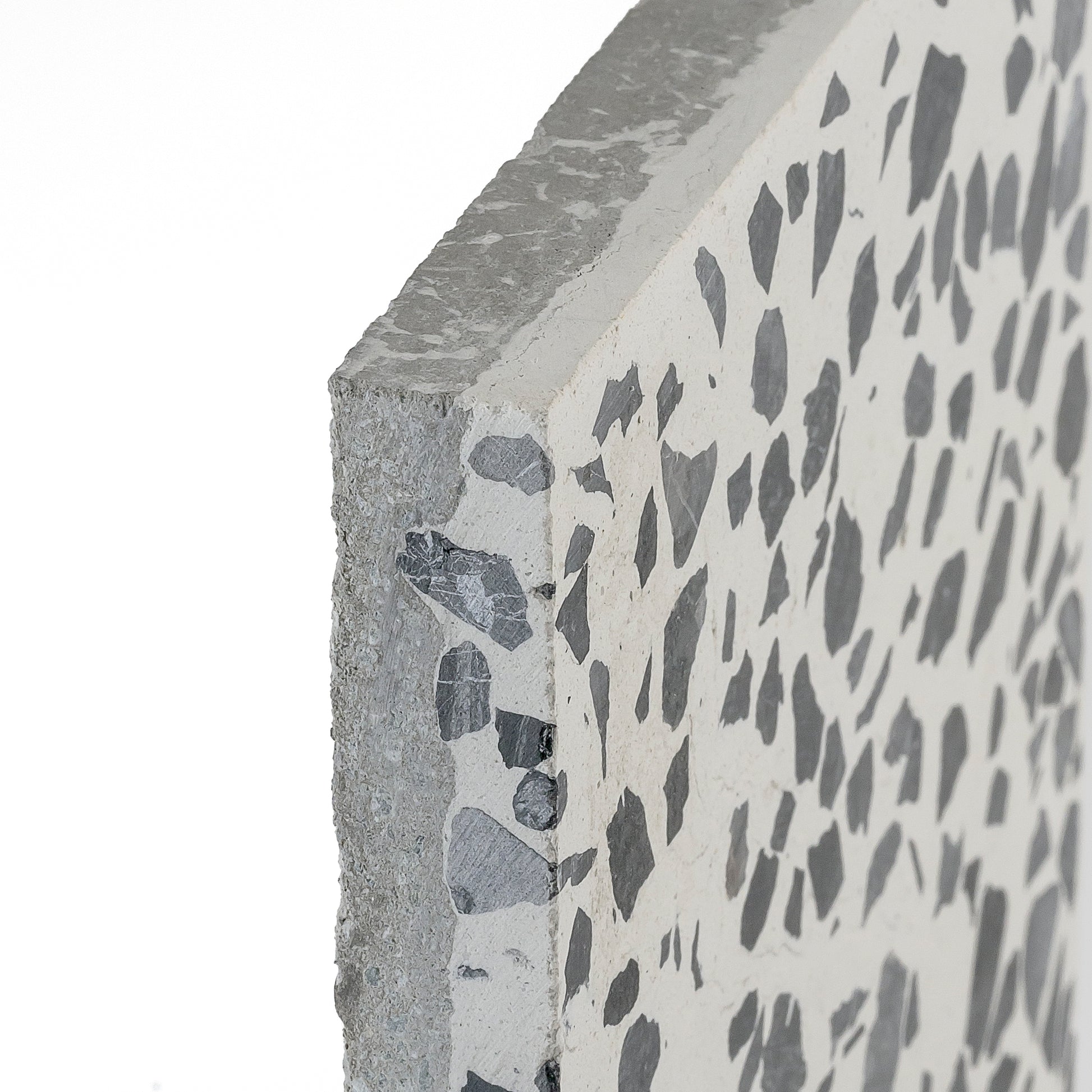 Black & White 12x12 Terrazzo Tile-Main Inventory-All Products,Terrazzo-Riad Tile