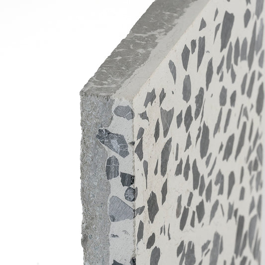 Black & White 12x12 Terrazzo Tile-Main Inventory-All Products,Terrazzo-Riad Tile