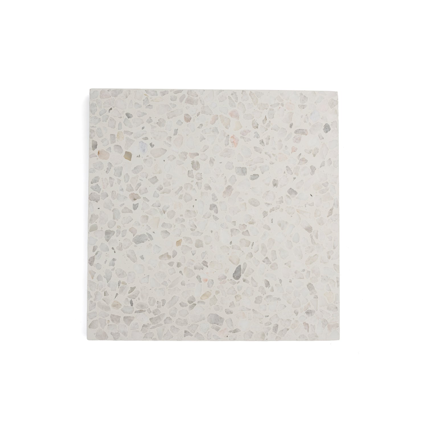 Sample: White Terrazzo Tile (1 sample)-Sample-Sample-Riad Tile