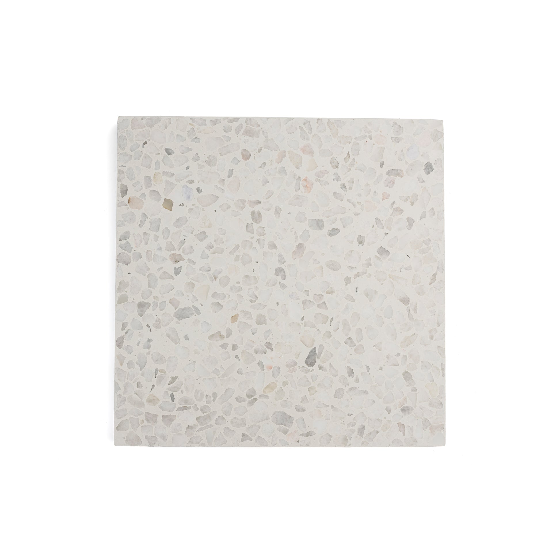 Sample: White Terrazzo Tile (1 sample)-Sample-Sample-Riad Tile