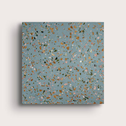 Marzipan 12x12 Terrazzo Tile-Blue Terrazzo-Riad Tile