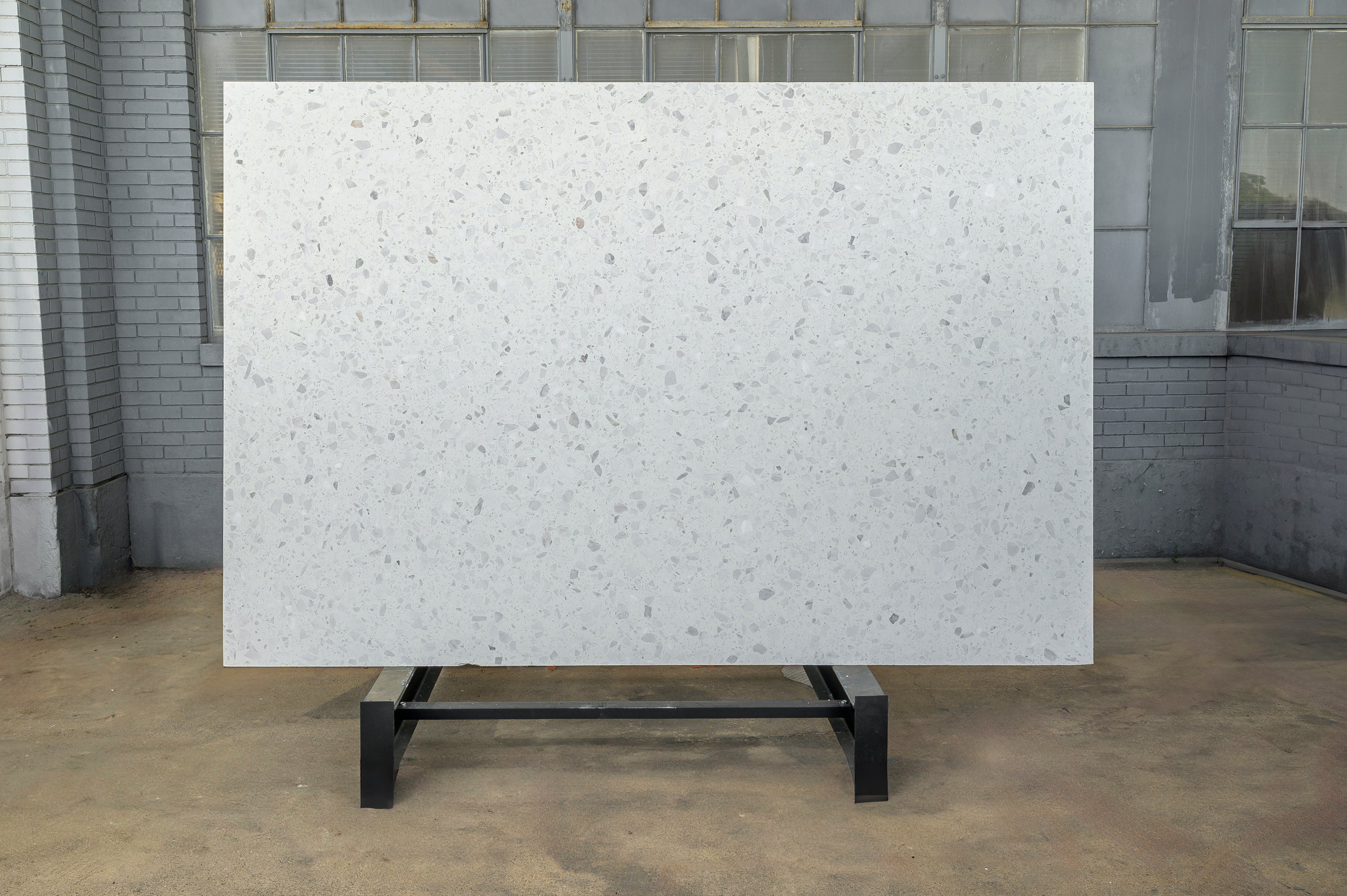 Vanilla Ice Terrazzo Matte 106"x70" Slab-Main Inventory-All Products,Terrazzo-Riad Tile
