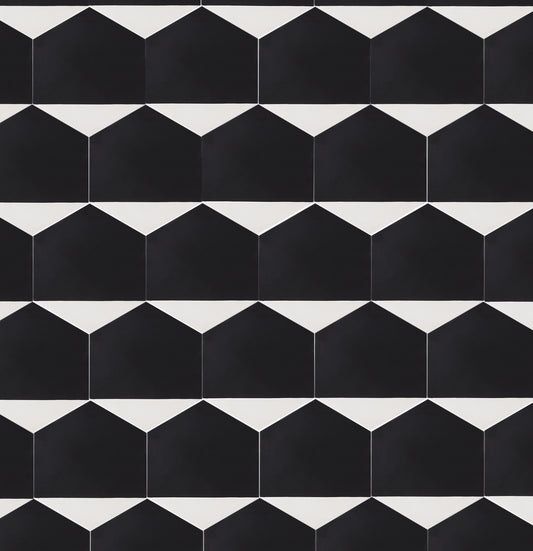 Sample: Vertex Black Cement Tile-Sample-Sample-Riad Tile