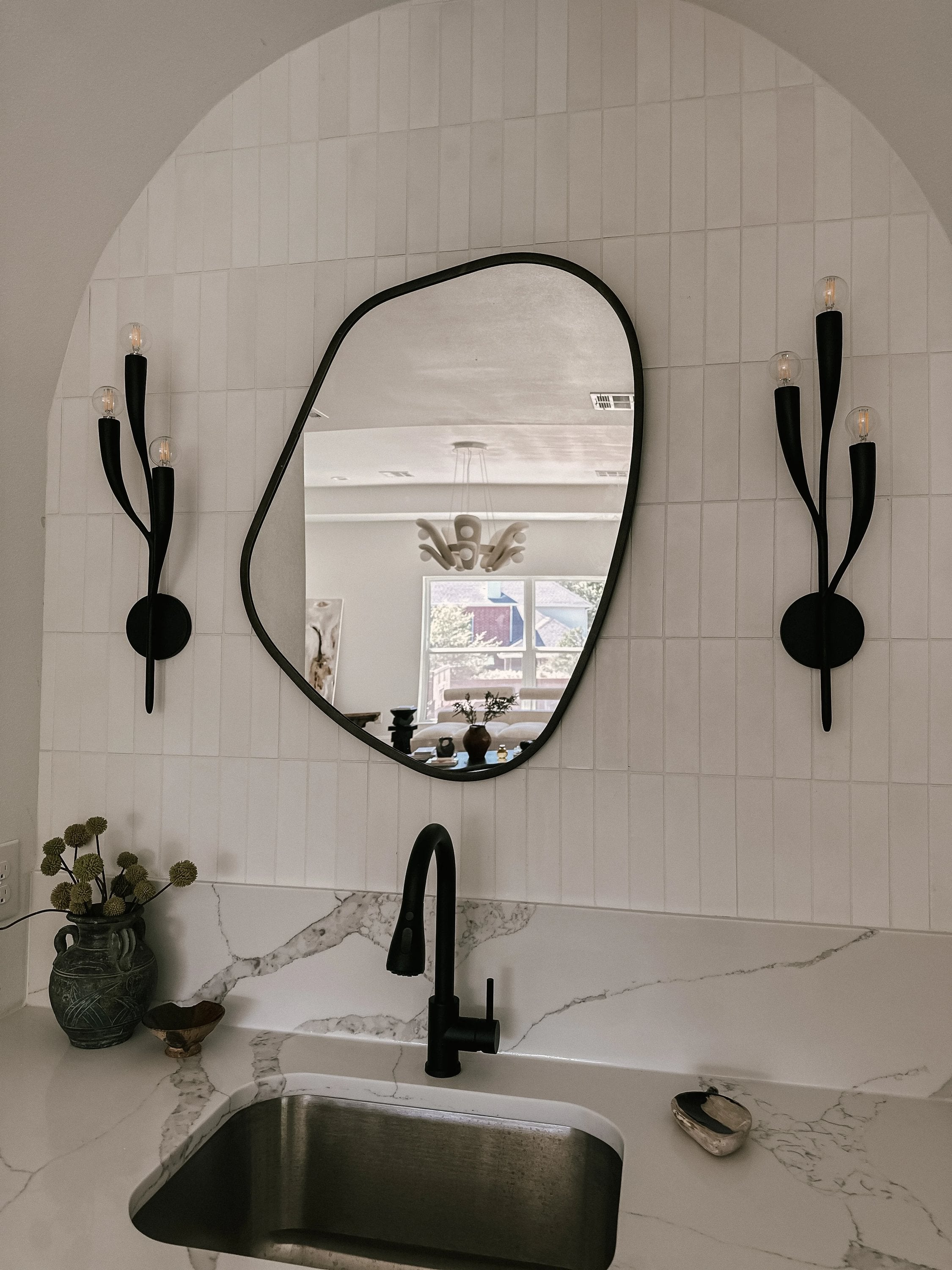 White 2x8 Cement Tile