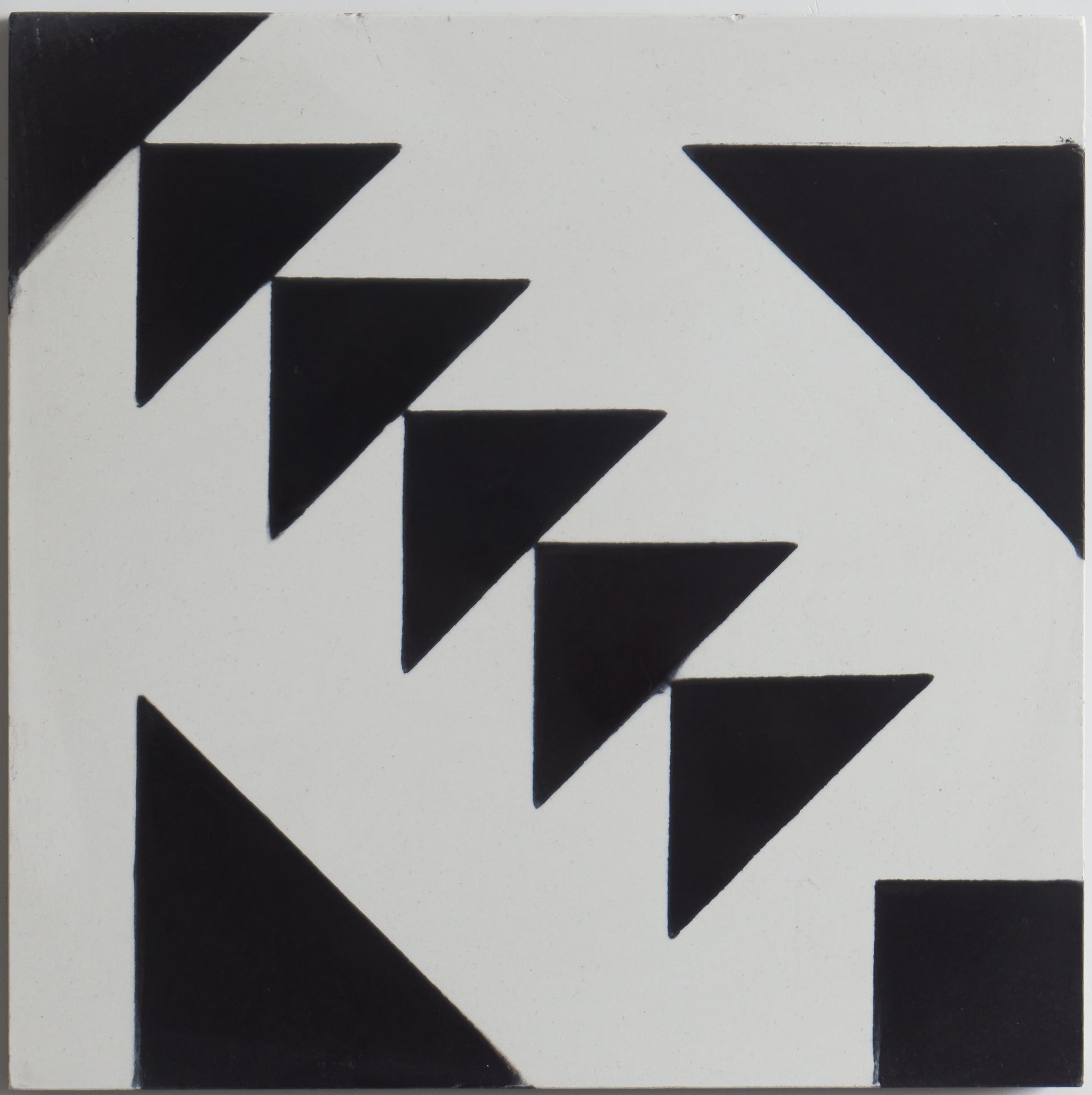 Sample: Zanzibar Black Cement Tile-Sample-Sample-Riad Tile