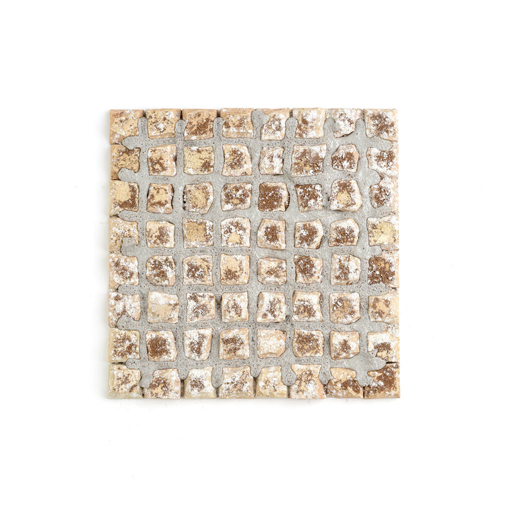 Snow & Natural White Zellige 1" Checkerboard Mosaic-Main Inventory-All Products,New Arrivals,Patterns,Zellige Tile-Riad Tile