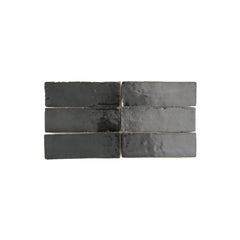 Black 2x6x1/2 Bejmat Zellige Tile