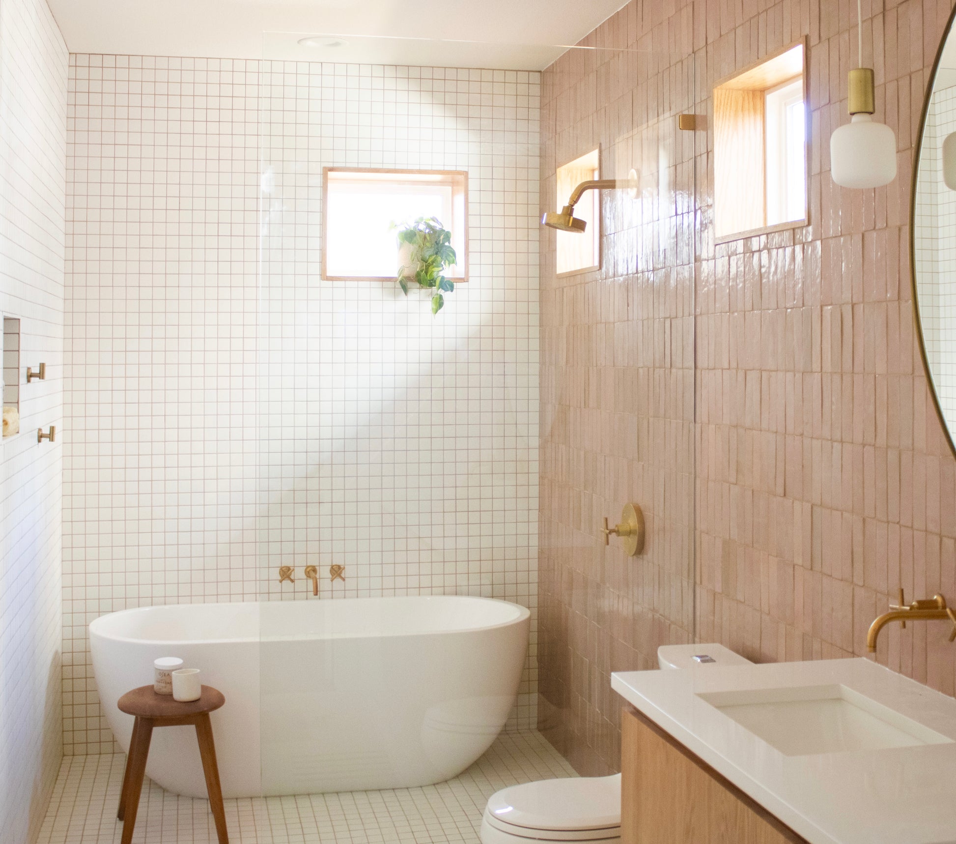 Blush 2x6 Thin Bejmat Zellige Tile-Main Inventory-All Products,Solids,Zellige Tile-Riad Tile