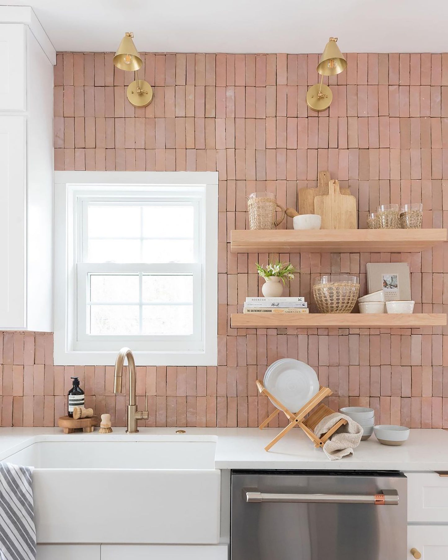Blush 2x6 Thin Bejmat Zellige Tile-Main Inventory-All Products,Solids,Zellige Tile-Riad Tile